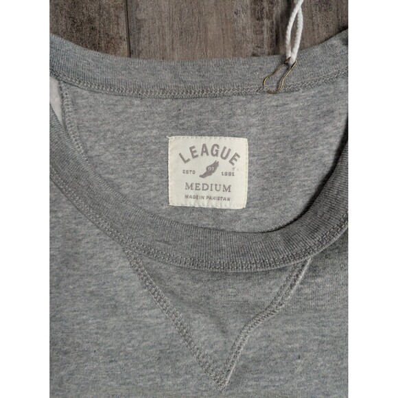 K State Wildcats Sweatshirt Men's Medium League Gray Embroidered Logo NEW RARE - Picture 4 of 9